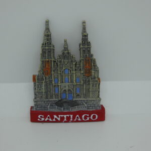 Imán Catedral Base Roja